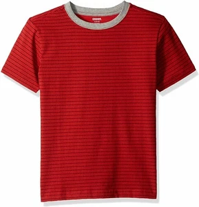 New GYMBOREE Boys Red Striped Tee, Size 18-24 Months - Picture 1 of 2
