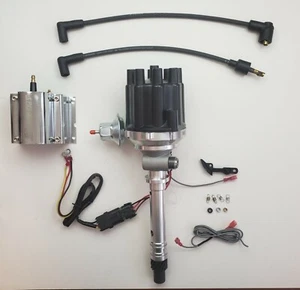 Small FEMALE Cap CORVETTE Tach Drive HEI Distributor + 60k Coil 327 350 427 454  - Picture 1 of 7