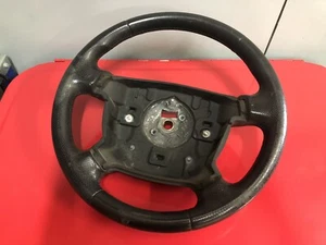 Ford Falcon XR6 XR8 XR BA BF Sports Black Leather Steering Wheel - Picture 1 of 4
