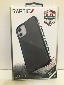 Raptic X-doria Clear Apple iPhone 12 Mini Case Cover 6Ft Drop Tested 2m Military - Picture 1 of 10