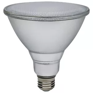 40 Degree Flood LED 120-277V 15W 90W PAR38 Medium E26 Silver 5000K Natural Light - Picture 1 of 9