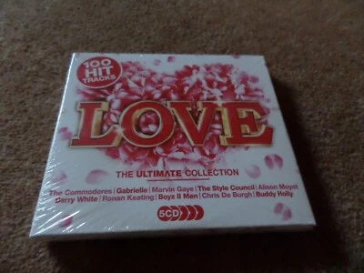 5 DISC CD ALBUM NEW & SEALED - LOVE THE ULTIMATE COLLECTION BOYZ II MEN SUPREMES - Image 1 of 2