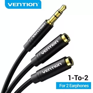 Cable de extensión adaptador divisor en Y de audio de 3,5 mm conector doble tableta auriculares computadora portátil - Imagen 1 de 14