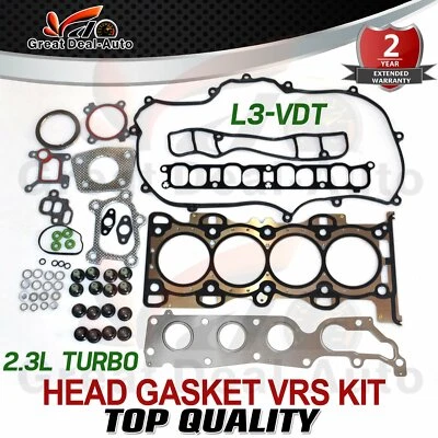 For Mazda Speed 3 6 CX-7 2.3L MPS TURBO HEAD GASKET SET L3 L3K9 L3KG L3-VDT L3YH - image 1 of 4