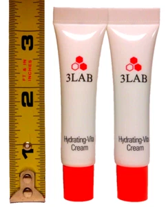 2 Tubes 3LAB Hydrating Vita Cream 6 ml/.2 oz Net Wt. Per Tube NWOB Free Ship/ - Picture 1 of 4