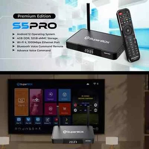 SuperBox S5 Pro New 6k Versatile Streaming Media Player for Home Entertainment - Picture 1 of 18