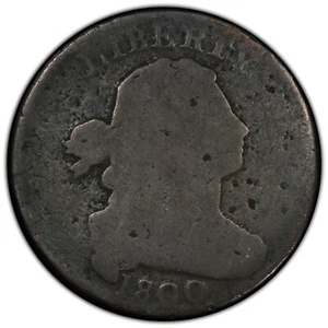 1800 Draped Bust Large Cent PCGS AG Details - GENUINE - RARE Early Copper - Picture 1 of 7