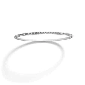 Neu Brighton Meridian dünner Silber & Kristall Armreif Armband - Bild 1 von 4