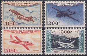 TIMBRE FRANCE POSTE AERIENNE PROTOTYPES N° 30/33 NEUFS ** GOMME SANS CHARNIERE - Picture 1 of 2