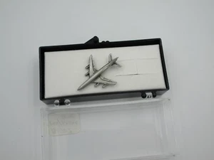B-707 Radar Dome Plane Pin, military plane pin, military pin, silver tone pin - Picture 1 of 5