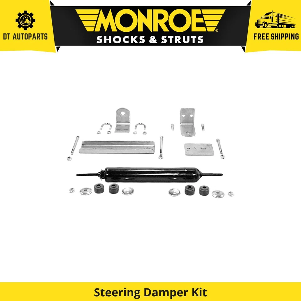 For 1980-1983 Ford F-100 RWD Steering Damper Kit Front Monroe 1981 1982 - Image 1 of 1