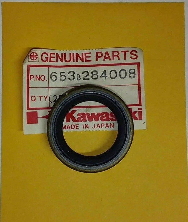 Масляное уплотнение картера мотокросса 1979-1980 Kawasaki KX80 KX 80 MX от оригинального производителя новое из старых запасов 653B284008 - Изображение 1 из 1