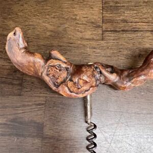 Handcrafted Wooden Metal Twister Corkscrew Rustic Wild Animal Theme Lightweight
