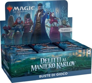 Murders at Karlov Manor Play Booster Box ITA - NEW - MtG Magic the Gathering - Foto 1 di 1