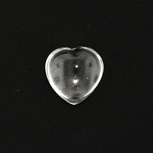 TOPACIO BLANCO 6 MM CABUJÓN CORTE CORAZÓN TODO NATURAL F-3471 Foto 1 de 1