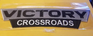 Victory Motorcycles embroidered CROSSROADS Rocker Embroidered Patch 3x11.5" - Picture 1 of 3