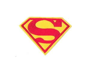 SUPERMAN LOGO Iron on / Sew on Patch Embroidered Badge Motif Comic Movie PT254 - Picture 1 of 1