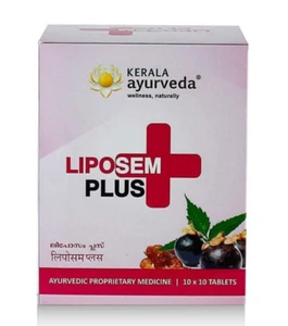 Kerala Ayurveda Liposem Plus Tablet - 100 Count Herbal Ayurvedic Free Shipping - Picture 1 of 6