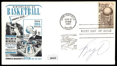 Oscar Robertson Signed FDC Envelope JSA AUTO Cachet NBA C. Royals/Bucks HOF x2! - Image 1 of 3