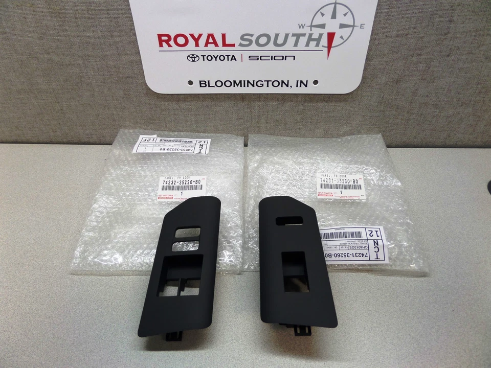 Juego de bisel de panel de ajuste interruptor de ventana principal Toyota FJ Cruiser genuino OEM OE Foto 1 de 4