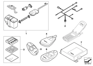 64500392983 BMW independent heater clock retrofit kit, X5 E53 M57, M57N, M54 - Picture 1 of 1