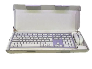 CHERRY DW 9100 SLIM keyboard Mouse Wireless + Bluetooth QWERTZ UK Silver - Picture 1 of 4