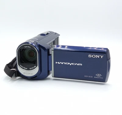Caméscope Sony Handycam - DCR-SX30E - pal - 4go Flash - Zoom optique x60 - Y2K - Photo 1/4