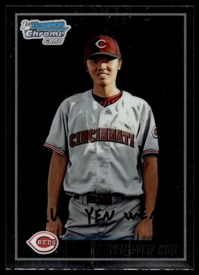 2010 Bowman Yen-Wen Kuo #BCP80 Chrome Prospects - Image 1 of 2