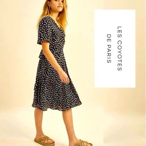 Les Coyotes de Paris “Marion” Wrap Dress - Girls Size 10 - Picture 1 of 6