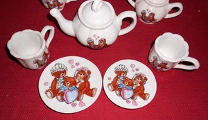 VINTAGE ~ FORMALITÄTEN 25-TEILIGES MINI-TEESERVICE FÜR KINDER von BAUM BROS! A+ZUSTAND! MÜLLEIMER! - Bild 1 von 12