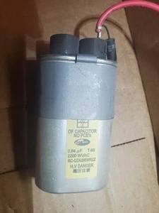 SAMWHA RC-QZA286WRZZ 0.94uf T-80 2200 WVAC Microwave Oven H.V. Capacitor WORKING - Picture 1 of 1