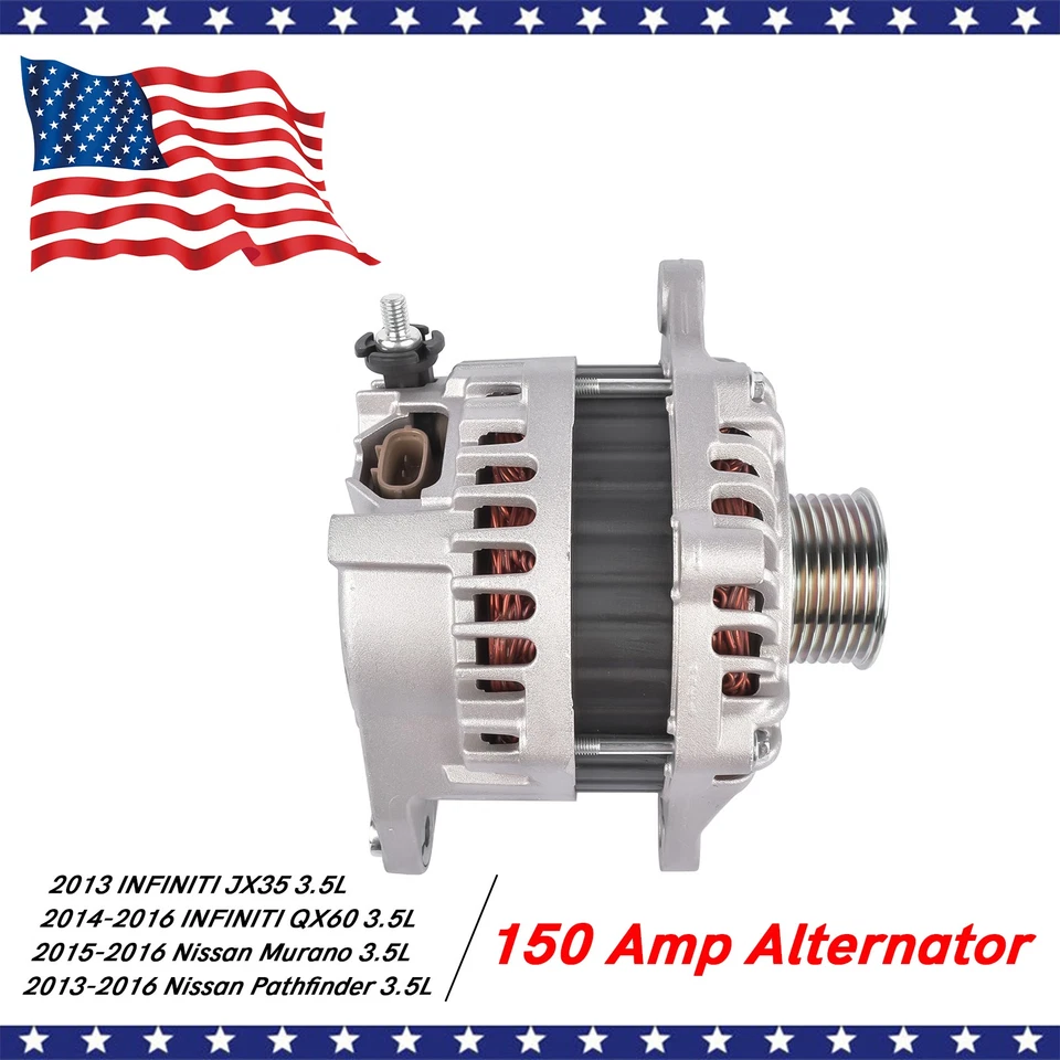 Alternador 150A para Nissan Pathfinder INFINITI JX35 QX60 2013-2016 231003JA1A Foto 1 de 4