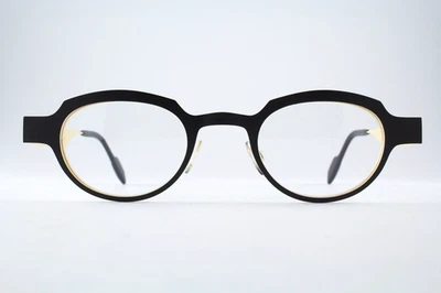 Rare Authentic Anne et Valentin B100 TAHITI 42mm Black Yellow Glasses Japan - Image 1 of 4