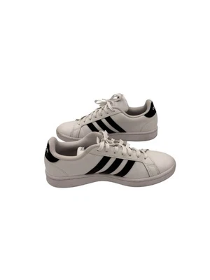 Adidas HWI 28Y001 Cloudfoam Comfort Hombres Blanco Negro Rayas Talla 9.5 Zapatos Foto 1 de 4