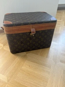 Original LOUIS VUITTON Vintage Reise Kosmetikkoffer BEAUTY CASE | 1990er - Bild 1 von 13