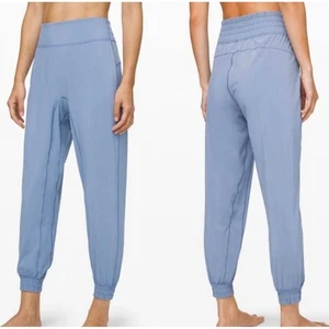Lululemon Sun Setter Jogginghose Damen 4 blau leicht Stretch Relaxed Fit Yoga - Bild 1 von 15
