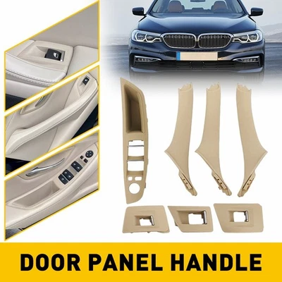 For 2010-2016 BMW 520i 523i 525i 520d 525d Inner Door Panel Handle Trim Cover US - Image 1 of 4