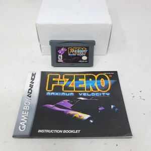 F-Zero: Maximum Velocity (Nintendo Game Boy Advance) Authentic W/ Manual Tested - Picture 1 of 5