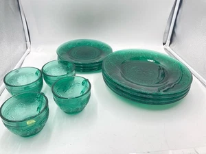 JUEGO DE PLATOS 12 PIEZAS EXCLUSIVO TIARA VERDE (EL1103357) - Imagen 1 de 11