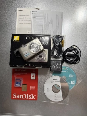 Nikon COOLPIX S3100 14.0MP Megapixels Digital Camera - Tested Working Complete - Image 1 of 4