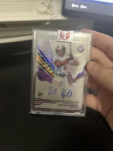 2024 Topps Pristine Autographs Heston Kjerstad Purple Pristine Refractor /99 - Picture 1 of 3