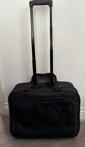 Borsa da viaggio Samsonite Rolling Tote 17,3" per laptop ruote e manico estensibile nera - Foto 1 di 13