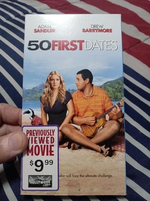 50 First Dates (VHS, 2004) Starring Drew Barrymore and Adam Sandler PG 13 B701 - Image 1 of 4