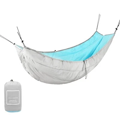 Outdoor Ultralight Camping Hammock Under Quilt Winter Thermal Blanket Underquilt - Image 1 of 4
