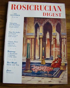 Dec 1953 Rosicrucian Digest magazine Cosmic Rays Sitting Bull Medicine Man AMORC - Picture 1 of 4