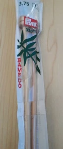 New - Prym - Bamboo Knitting Needles Length 33 cm - Size 3.75 mm - Picture 1 of 3