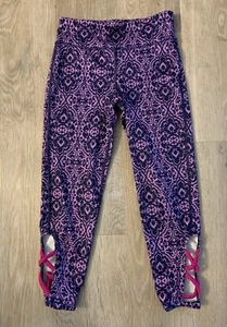 Old Navy Girl’s Size Medium (8) Purple Printed Geo Dry Athletic Pants - Picture 1 of 7