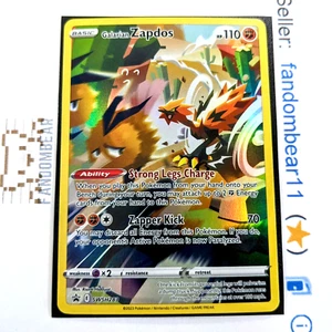 Galarian Zapdos FULL ALT ART Black Star Promo card SWSH283 SWSH 2023 LP - Picture 1 of 6