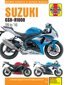 Repair Manual Suzuki GSX-R 1000 2009, 2010, 2011, 2012, 2013, 2014, 2015 & 2016 - Picture 1 of 2