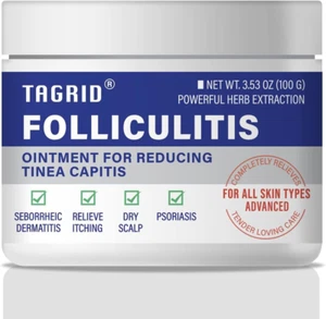 Folliculitis Treatment Cream - Fast Relief for Severe Cases, 100g - Picture 1 of 8